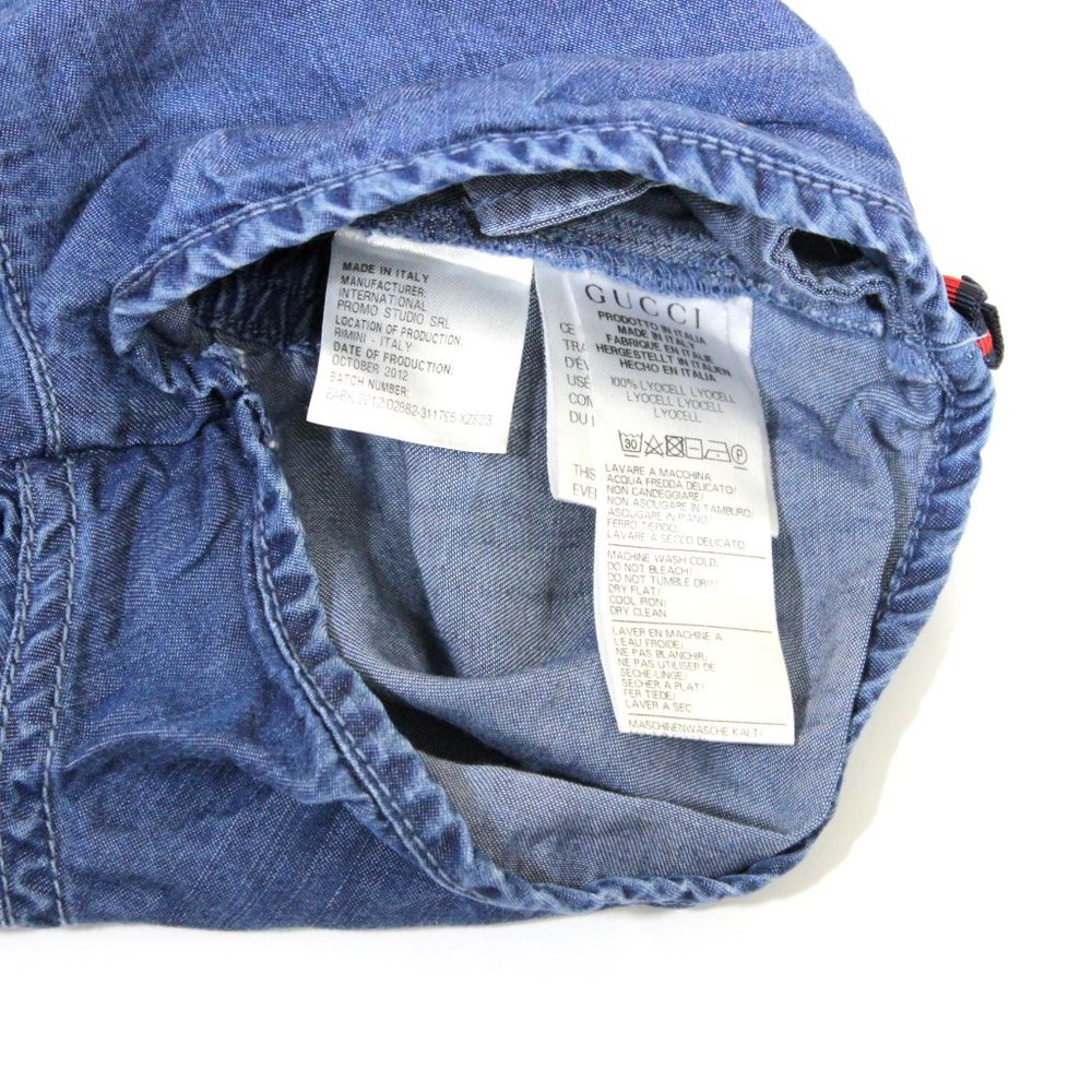 Gucci Denim Shorts Ribbon - Picture 5 of 5